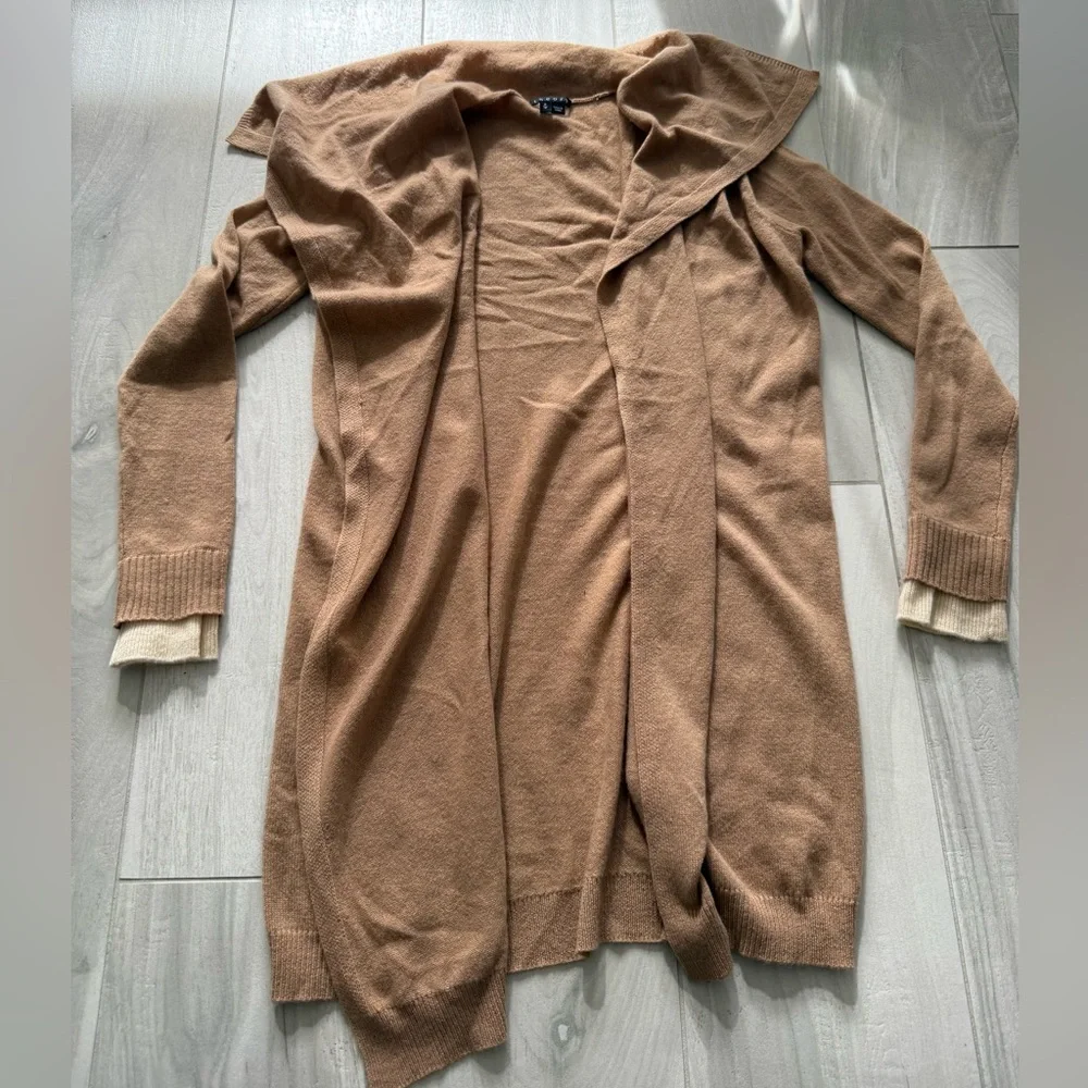 Theory 100% Cashmere Open Front Cardigan Size Petite - Picture 8 of 8